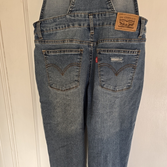 Levi's Strauss Girlfriend Overalls sz 16 Reg (Girls) - Picture 5 of 8